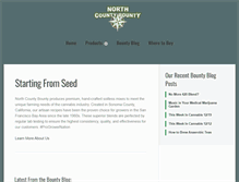 Tablet Screenshot of northcountybounty.com